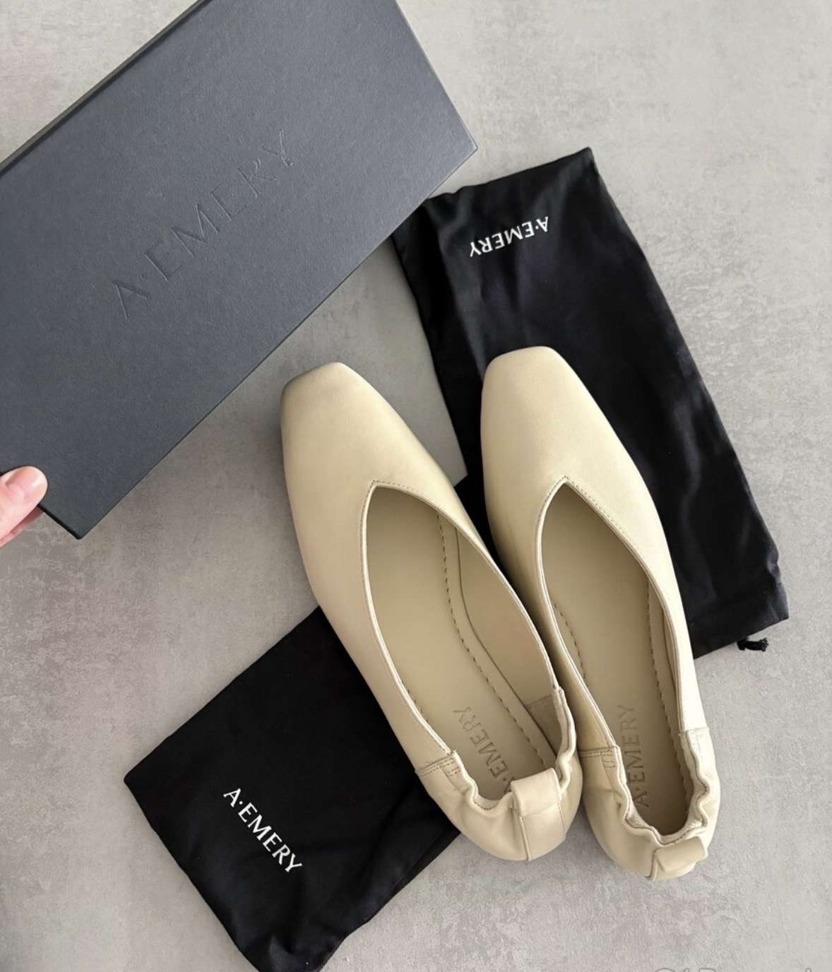 A. Emery ballet flats, koža, pc 260€