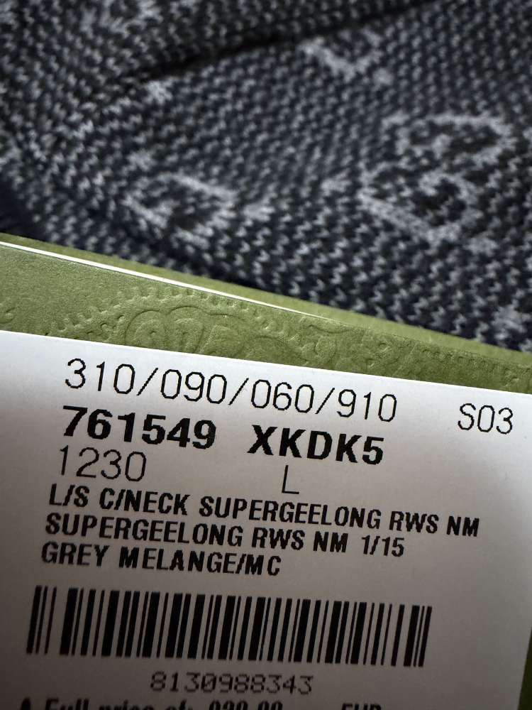 Gucci GG monogram sveter z vlny