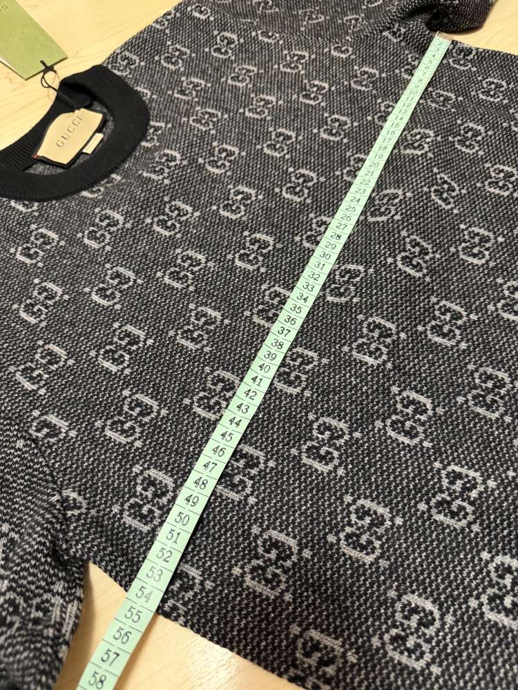Gucci GG monogram sveter z vlny
