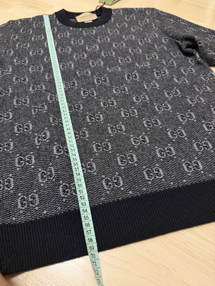 Gucci GG monogram sveter z vlny