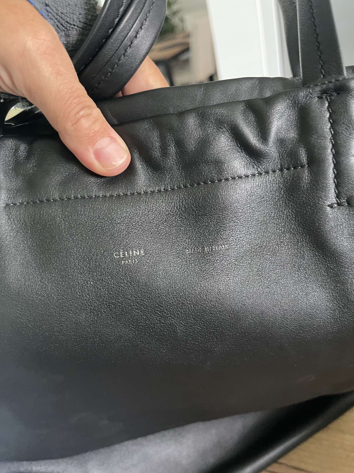 Celine Cabas Vertical Coulisse