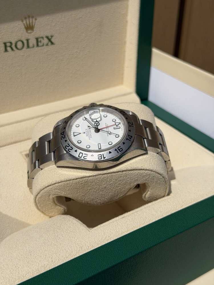 Hodinky Rolex Explorer II 40mm, Certifikát WR, Ref. 16570