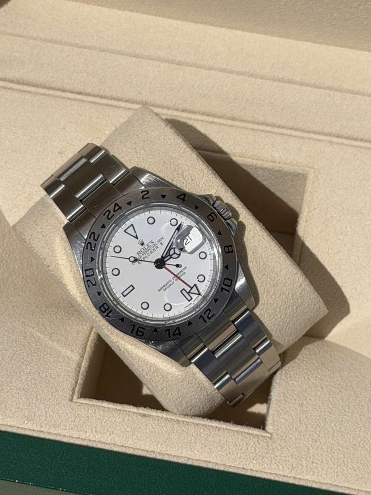 Hodinky Rolex Explorer II 40mm, Certifikát WR, Ref. 16570