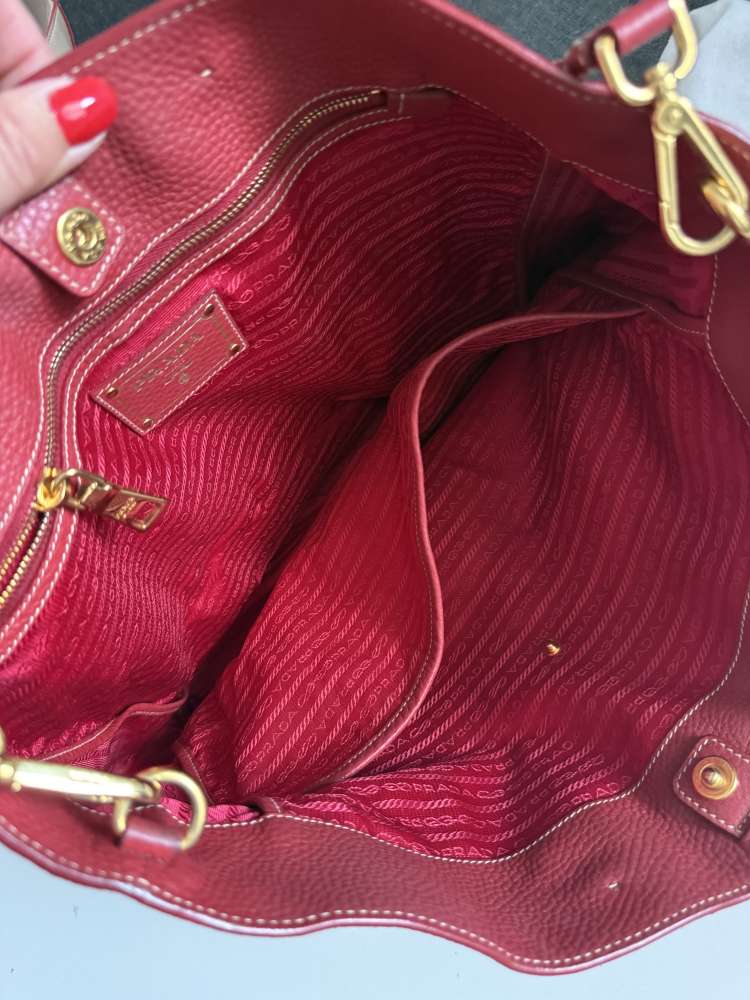 Prada shopper vitello daino kabelka