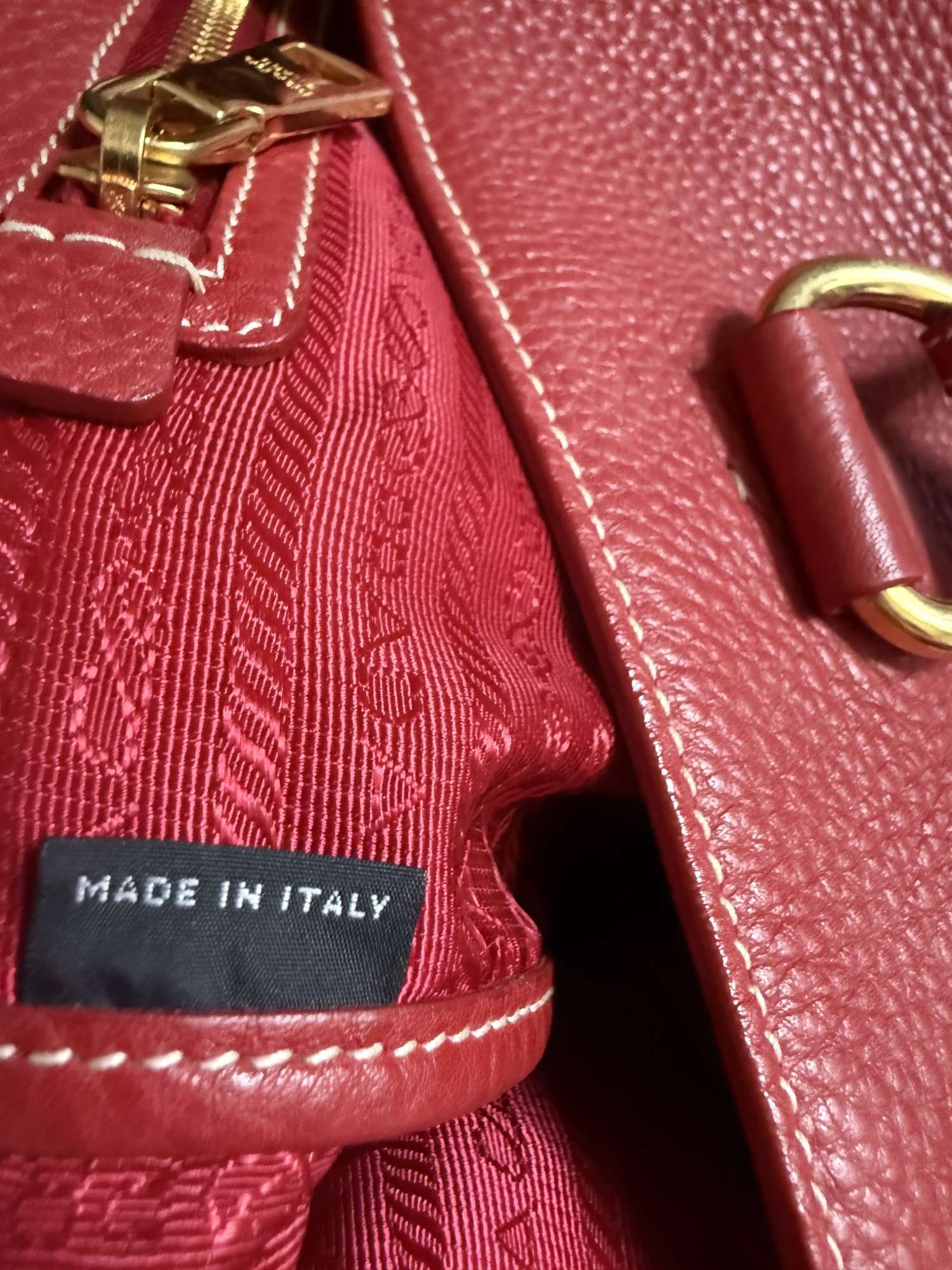 Prada shopper vitello daino kabelka