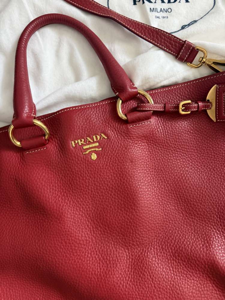 Prada shopper vitello daino kabelka