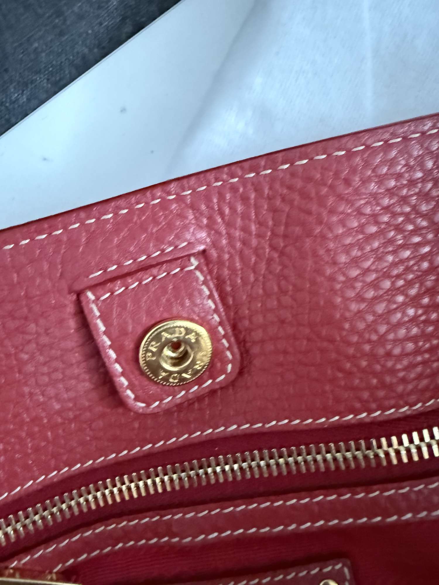 Prada shopper vitello daino kabelka