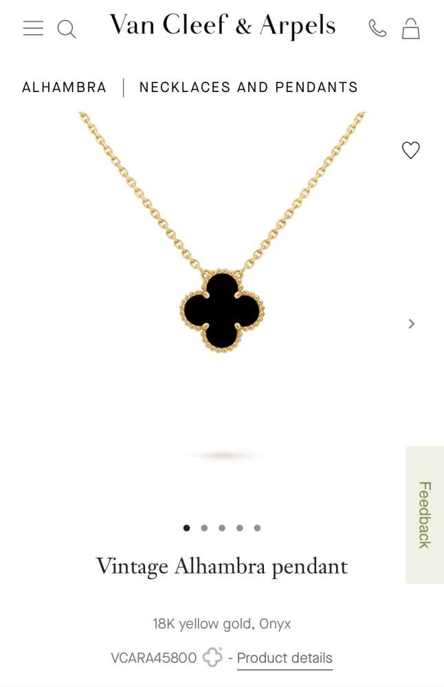 Van Cleef & Arpels Vintage Alhambra nahrdelník