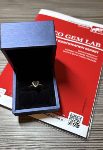 https://vipluxury.sk/Prsteň 14K RUŽOVÉ ZLATO, PRÍRODNÝ ZAFÍR A DIAMANTY