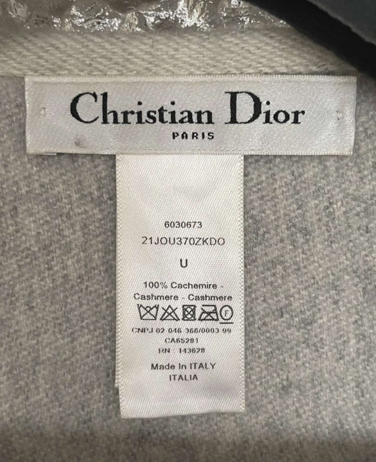 Dior pončo