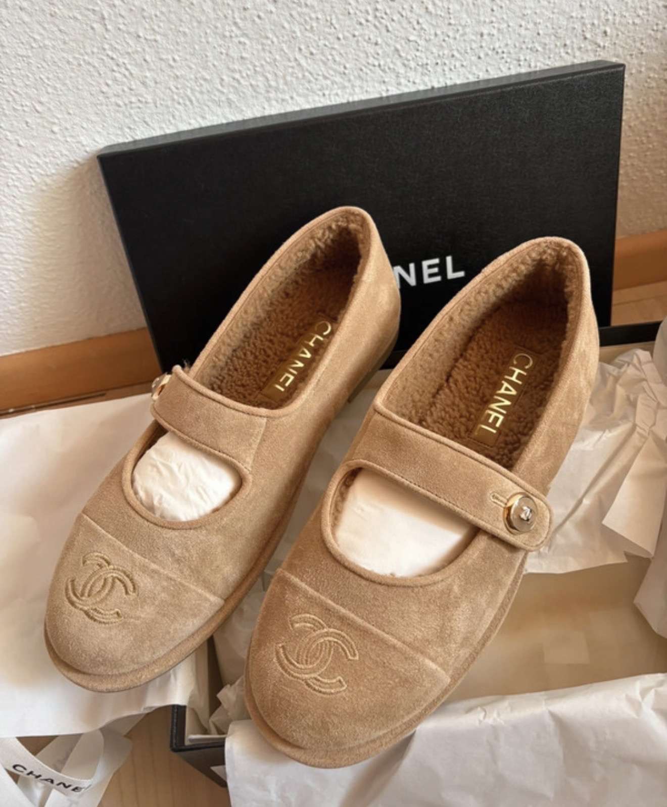 Chanel zateplené sandalky