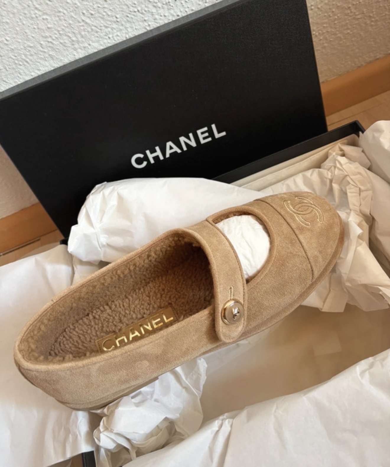Chanel zateplené sandalky
