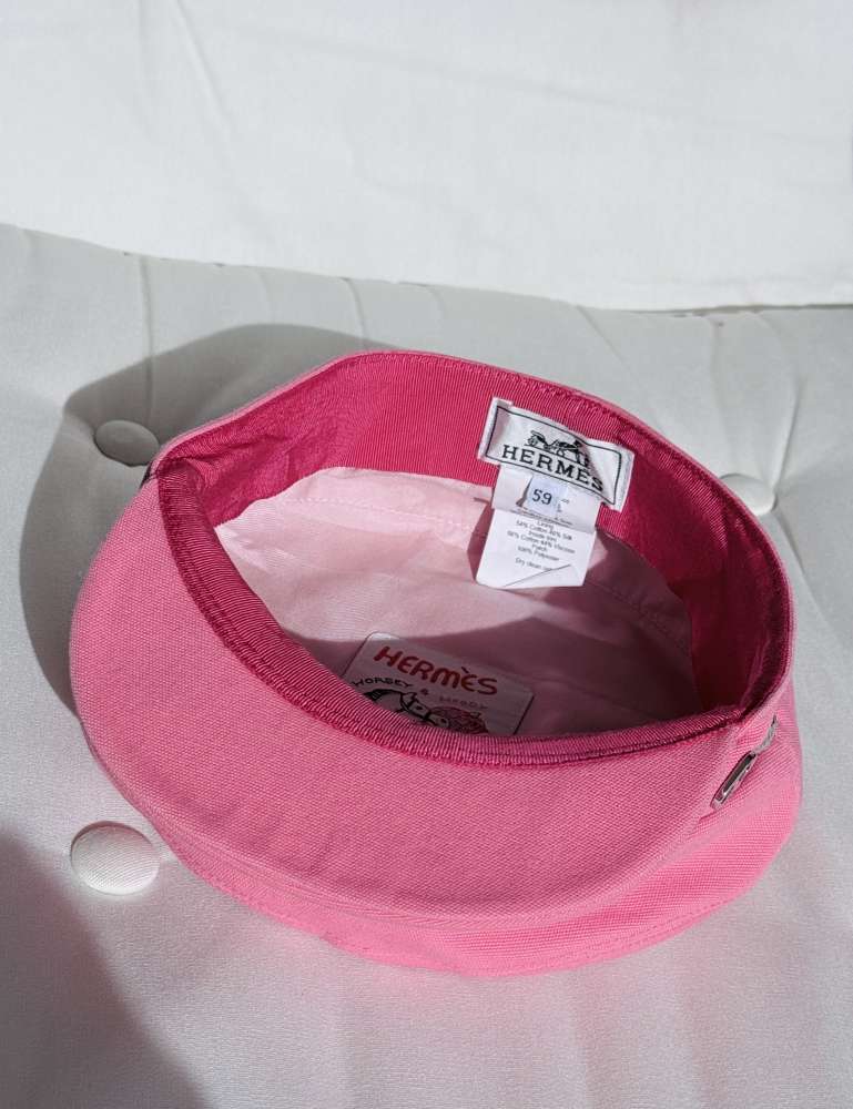 Hermès baretová čiapka Giulietta rose azalée 59