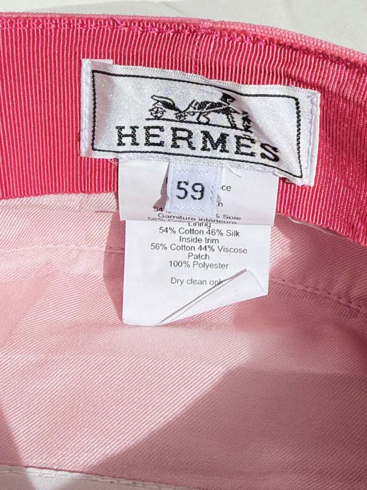 Hermès baretová čiapka Giulietta rose azalée 59
