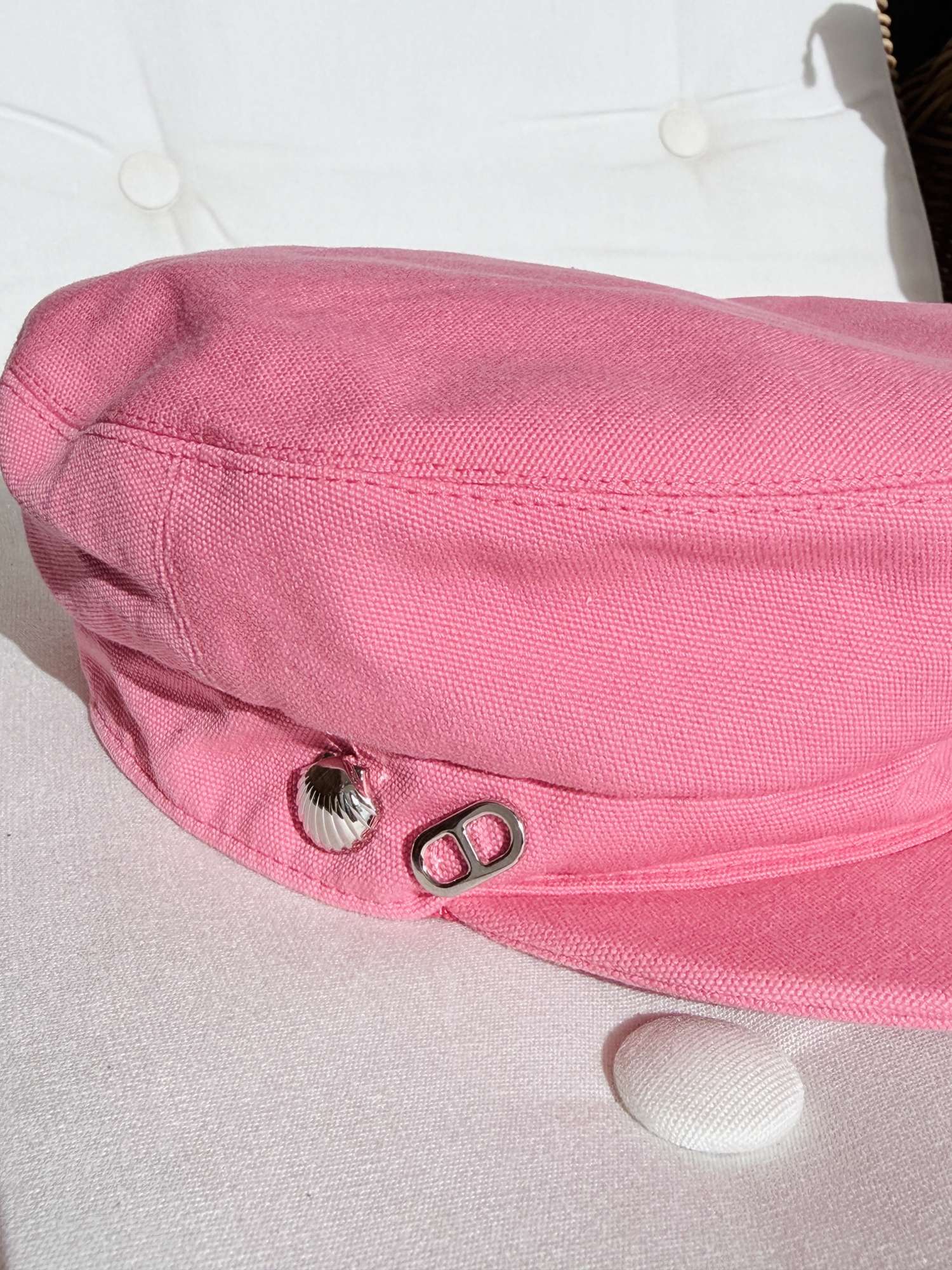 Hermès baretová čiapka Giulietta rose azalée 59