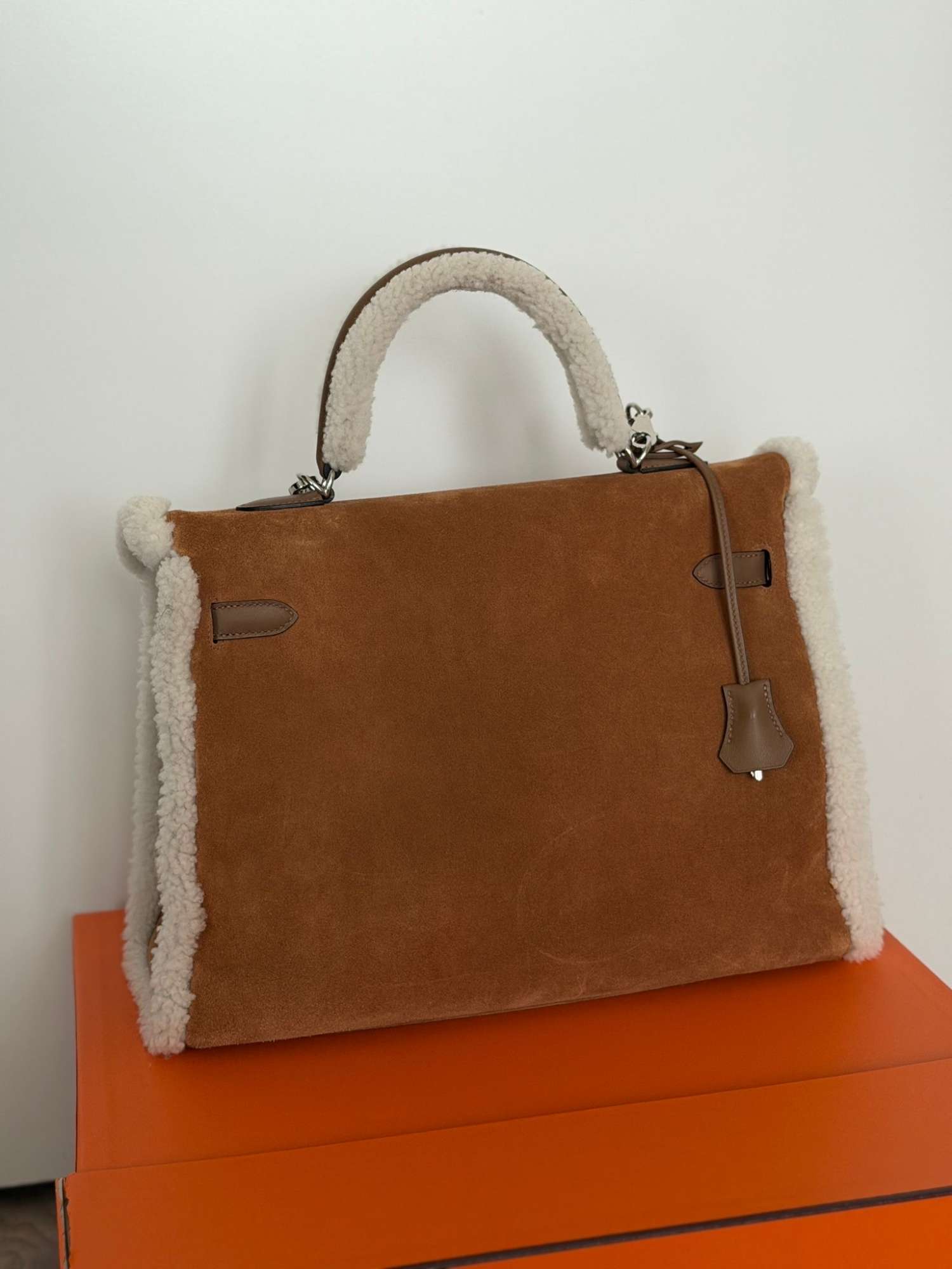 Hermes Kelly 35 Veau grizzly