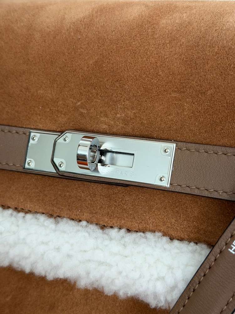 Hermes Kelly 35 Veau grizzly