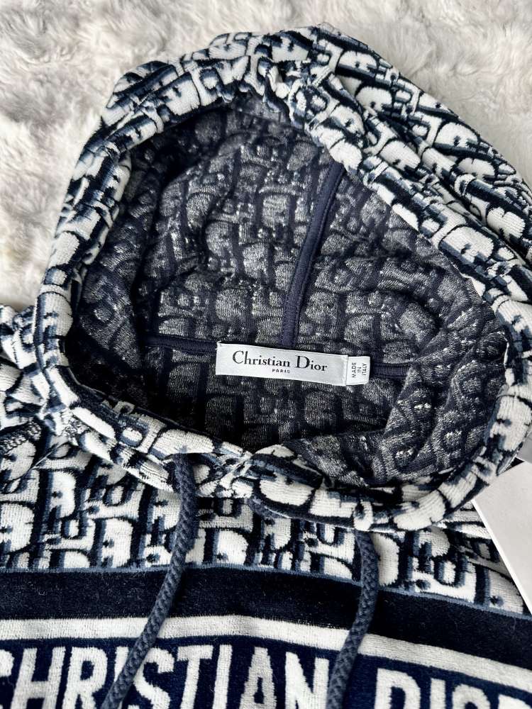 Dior Oblique hooded short dress