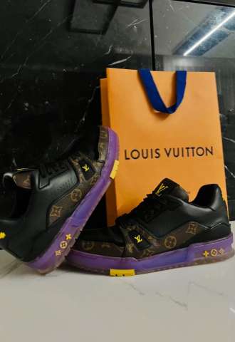 https://vipluxury.sk/Louis Vuitton LV Trainer Sneaker Purple Black / Monogram