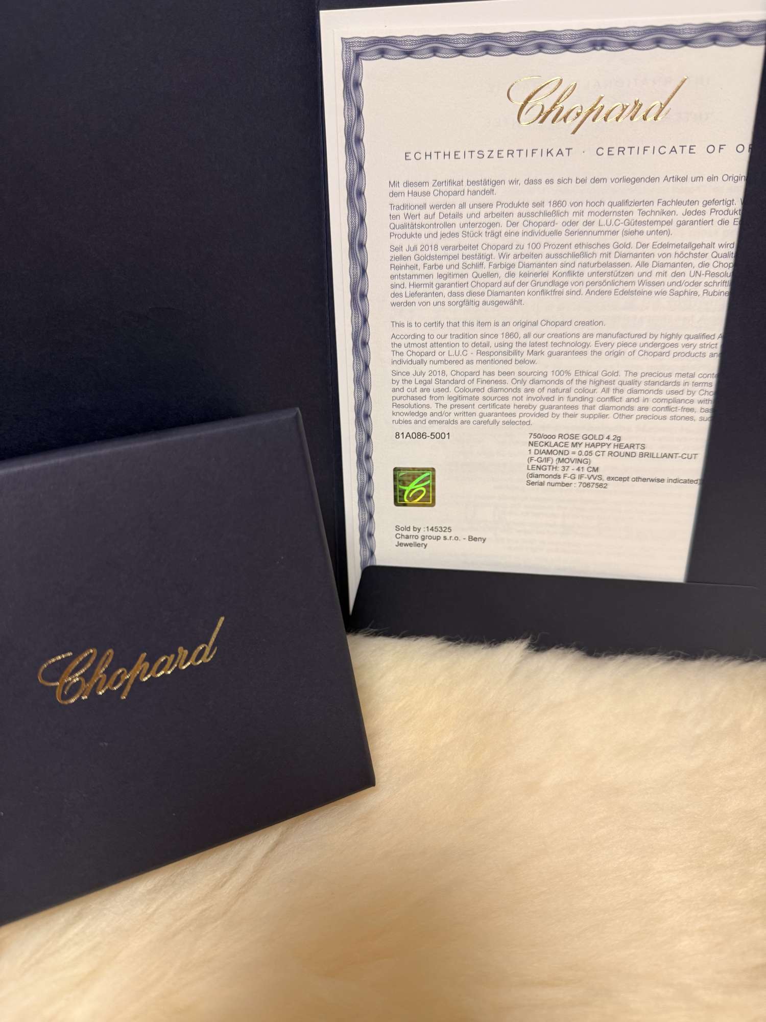 Chopard náhrdelník