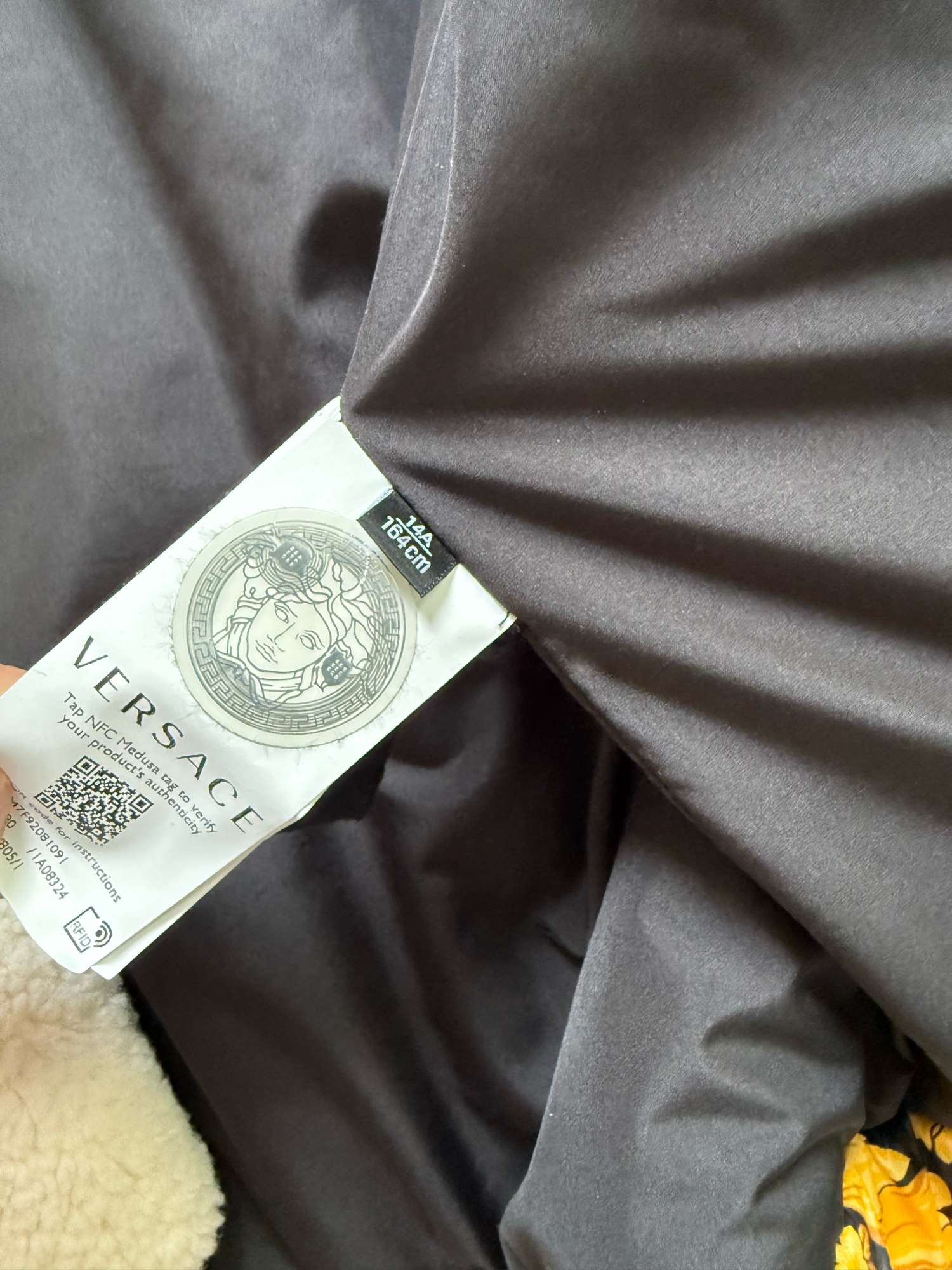 Versace plyšová bundička