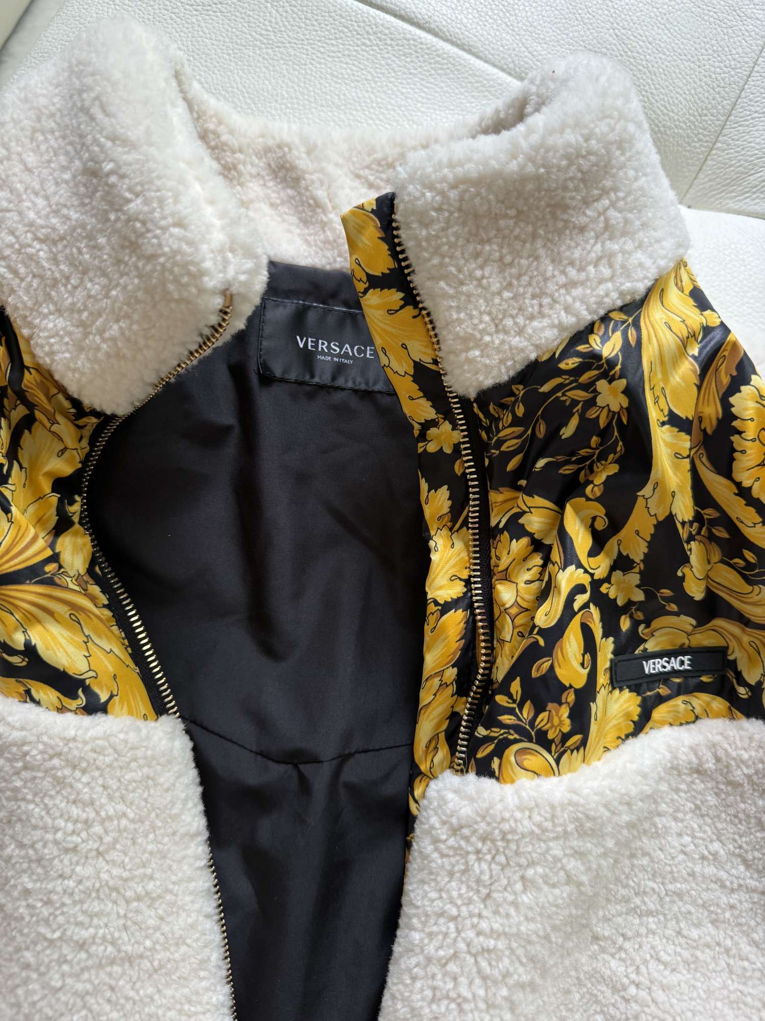 Versace plyšová bundička