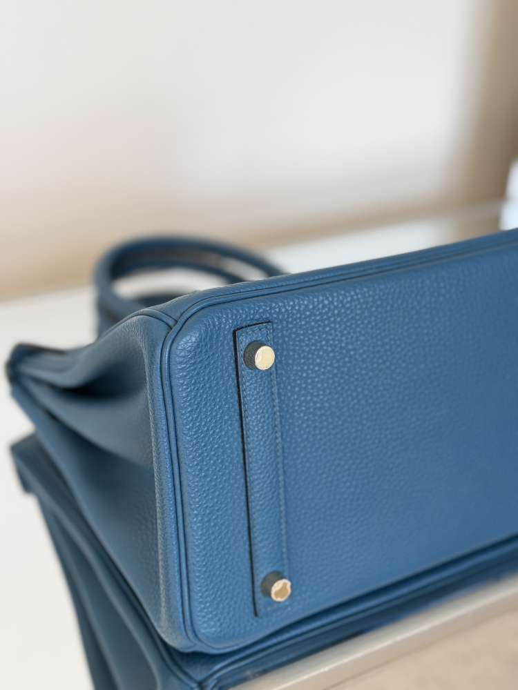 Hermès Birkin 30 Thalassa Togo GHW