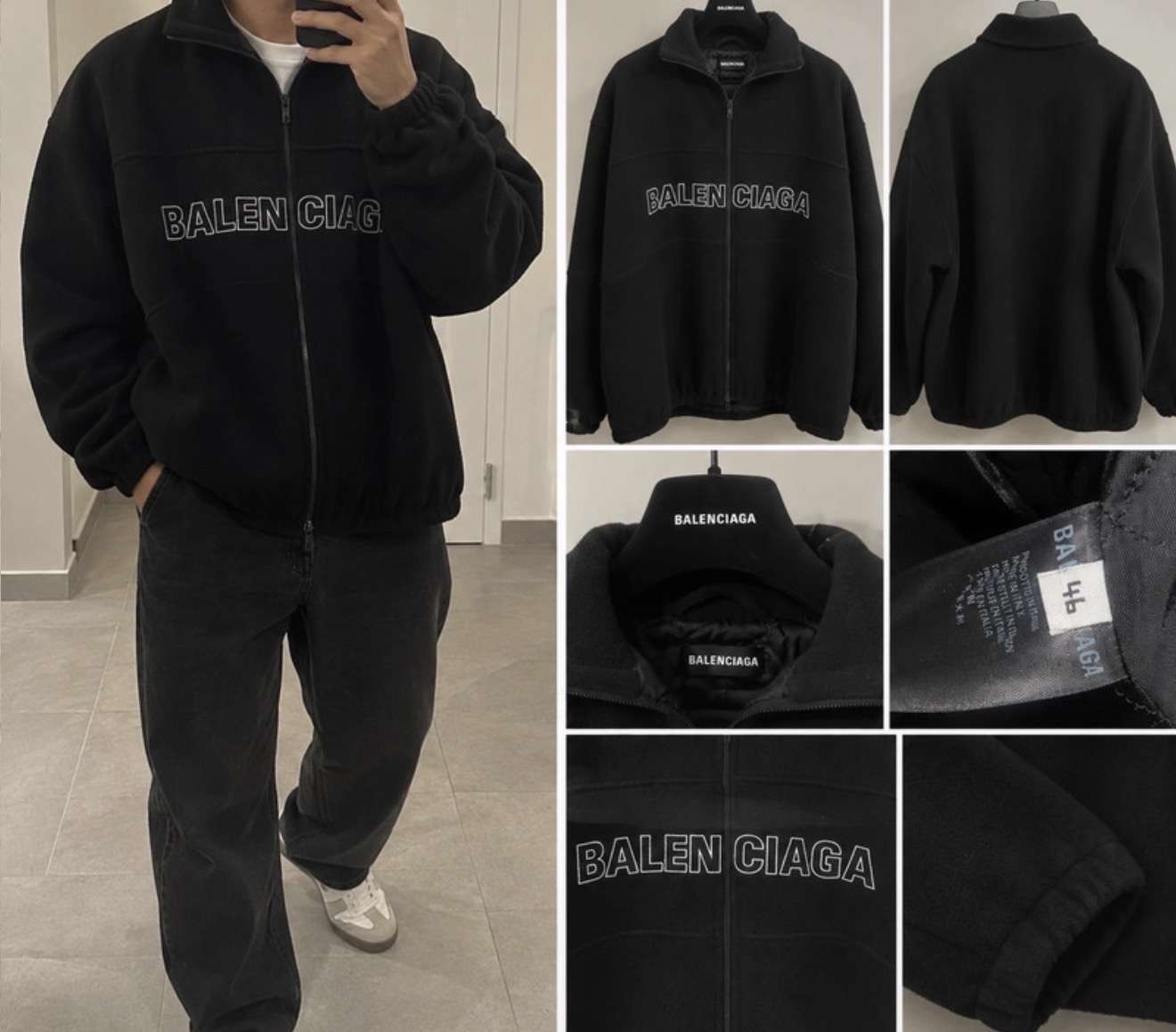 Balenciaga pánska Bunda
