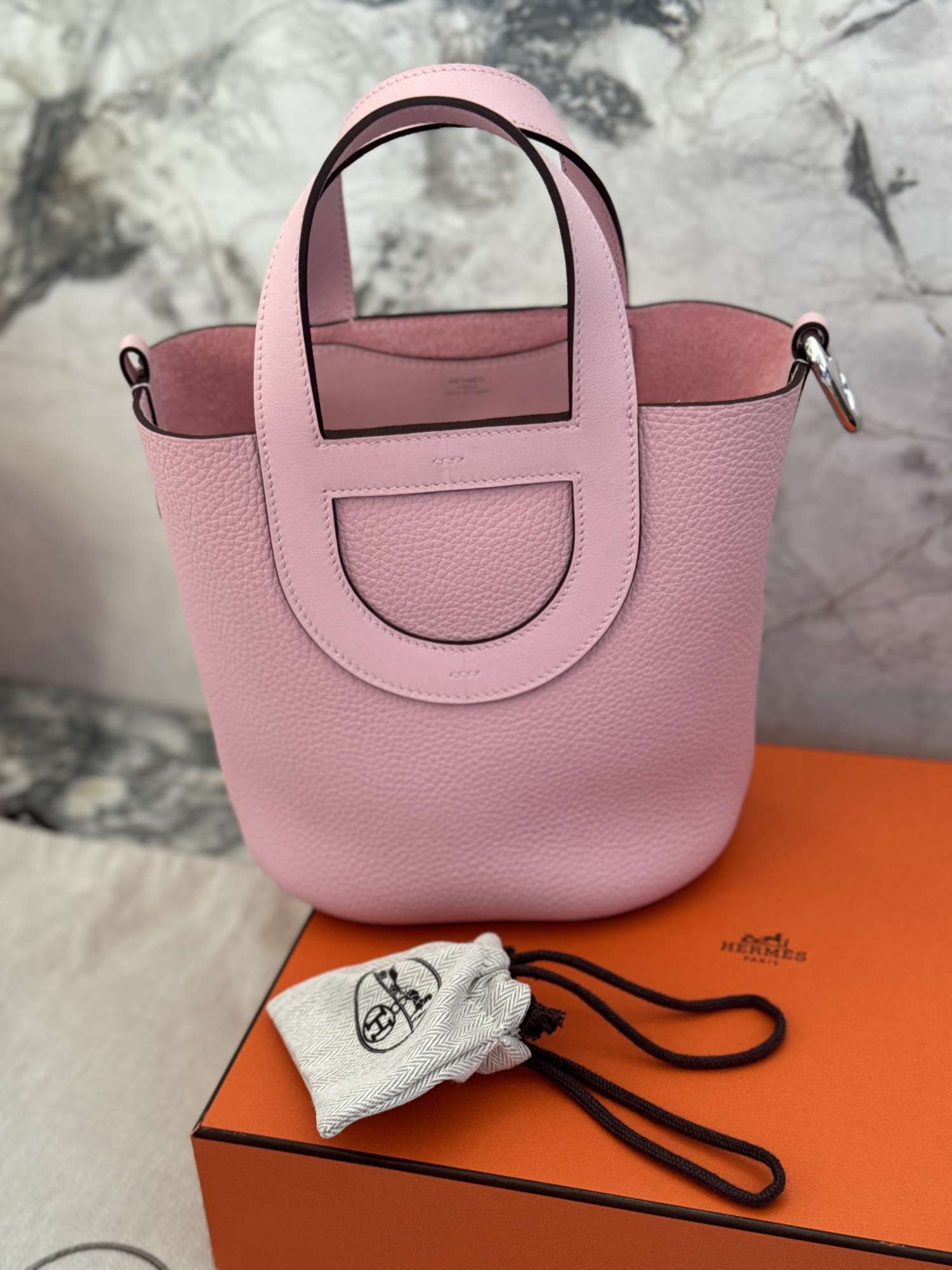 Hermes loop 18 rose  sakura