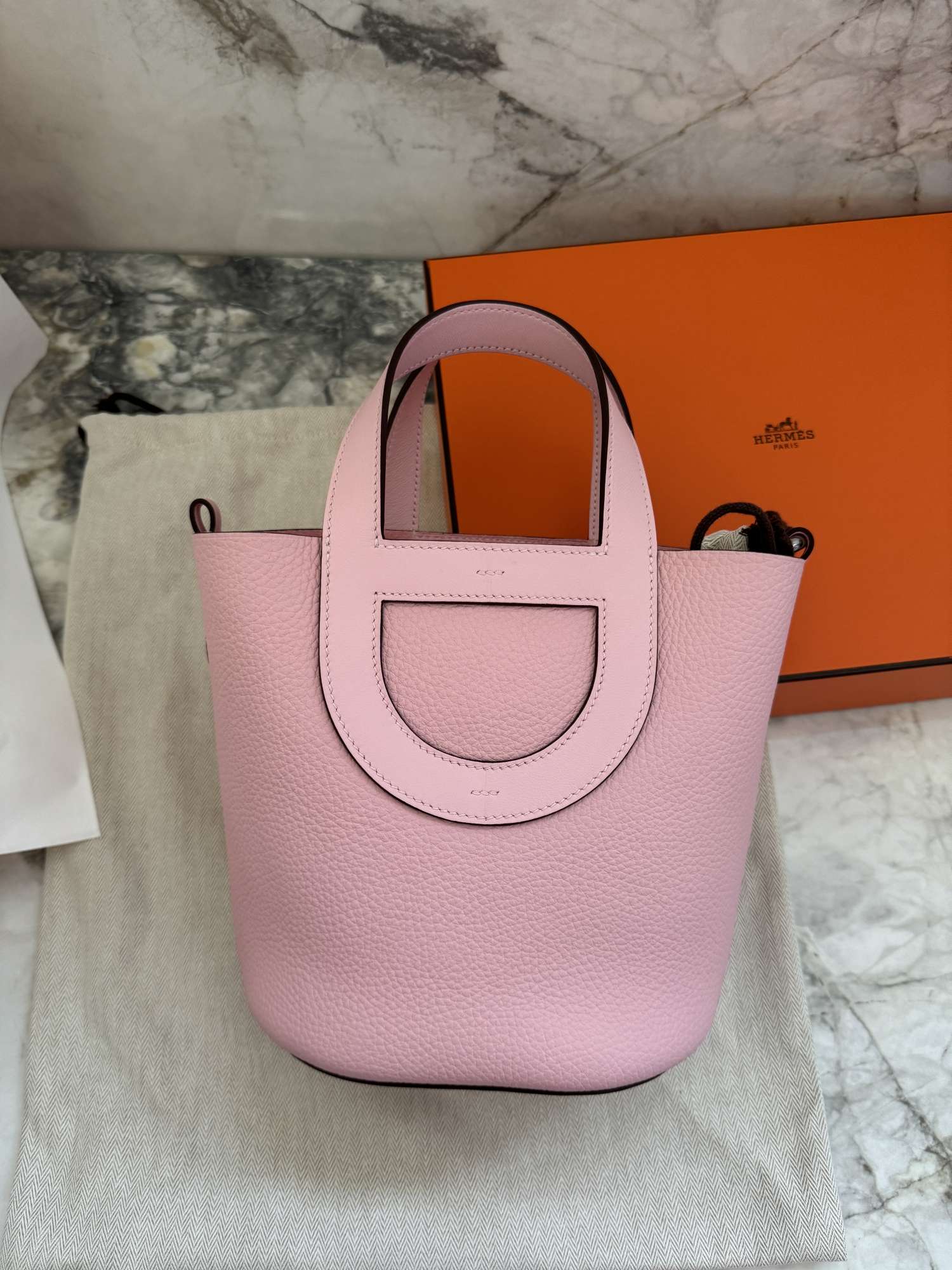 Hermes loop 18 rose  sakura