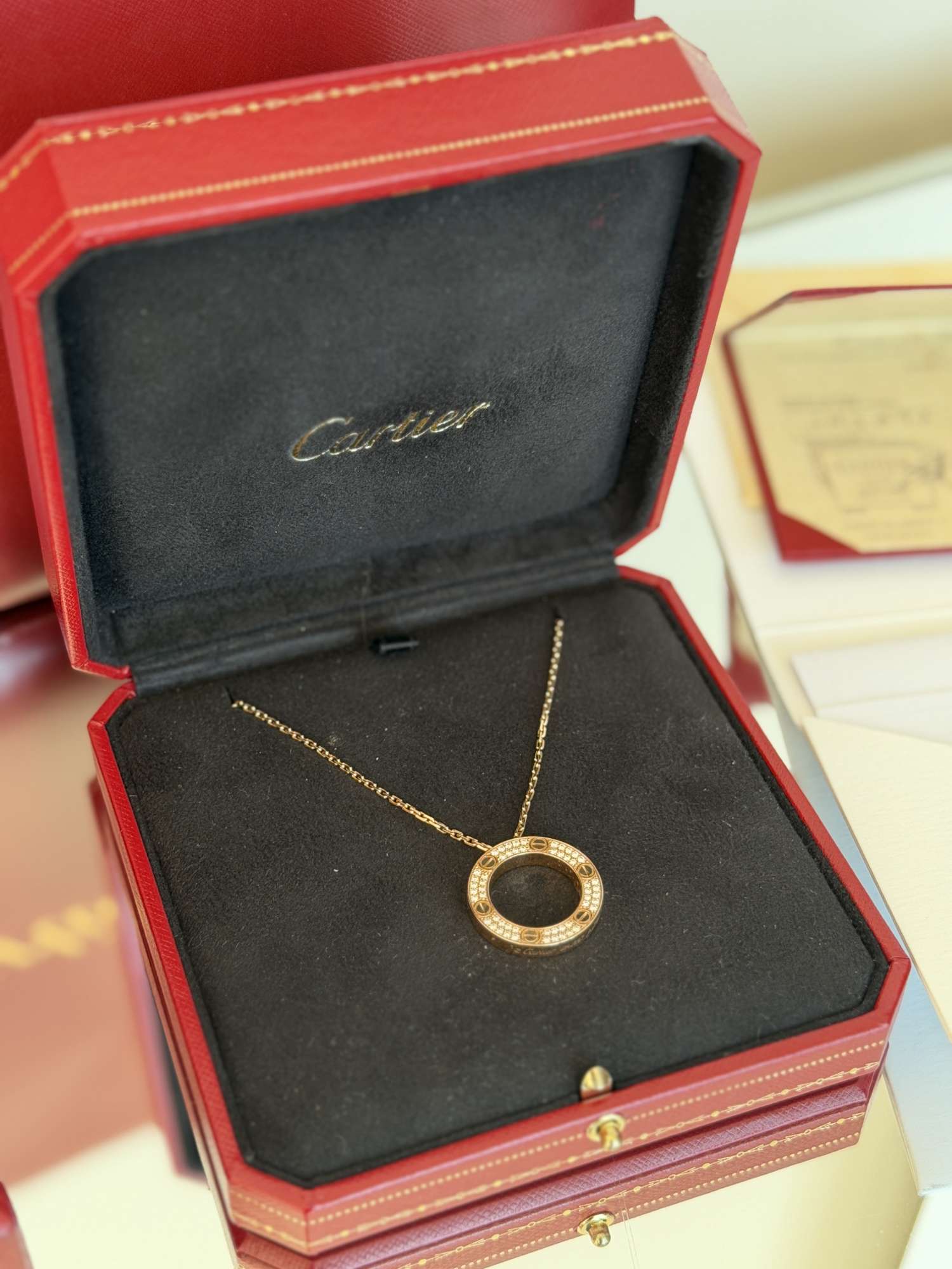 Cartie love pendant náhrdnelnik