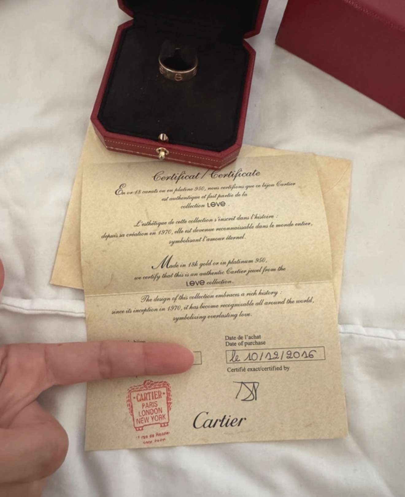 Cartier love hrubšia verzia