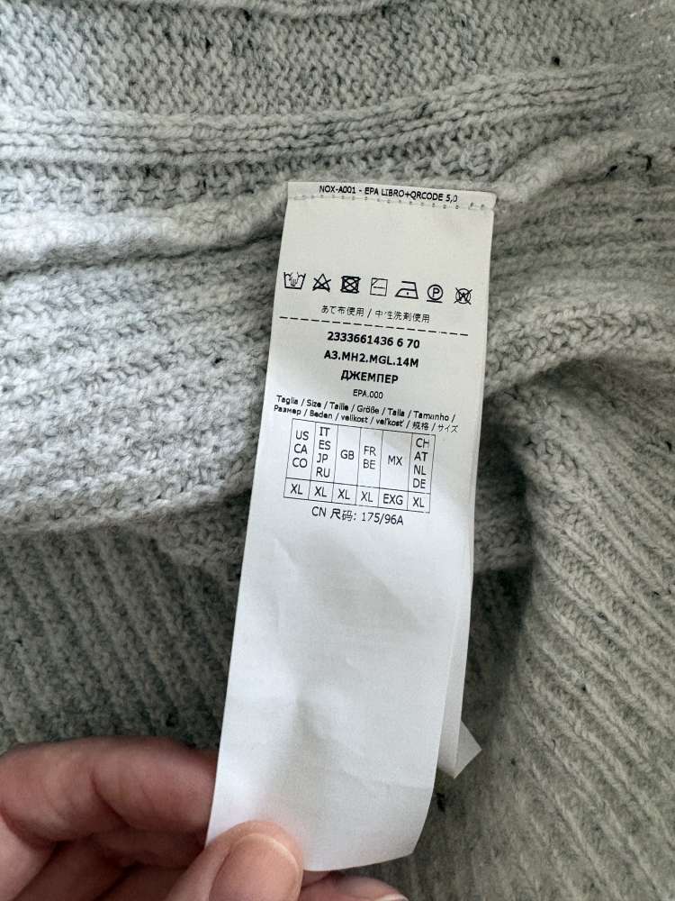 Max Mara nový vlnený sveter, polorolák , pc 235€