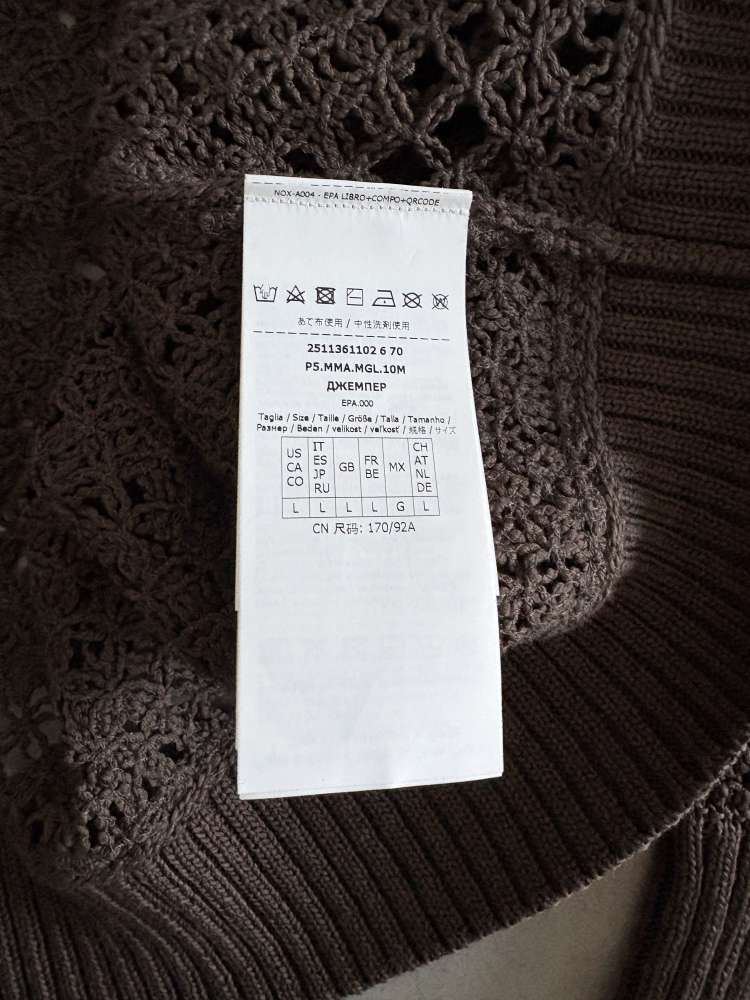 Max Mara Farea nový mesh sveter, pc 550€