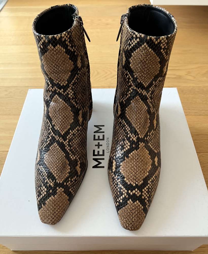 Kozene cizmy hadi vzor ME+EM