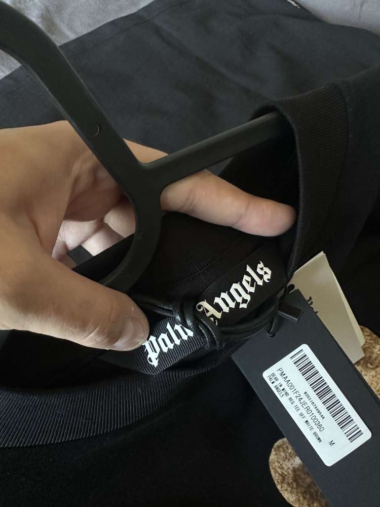 Palm angels tricko bear in mind, velkost M,