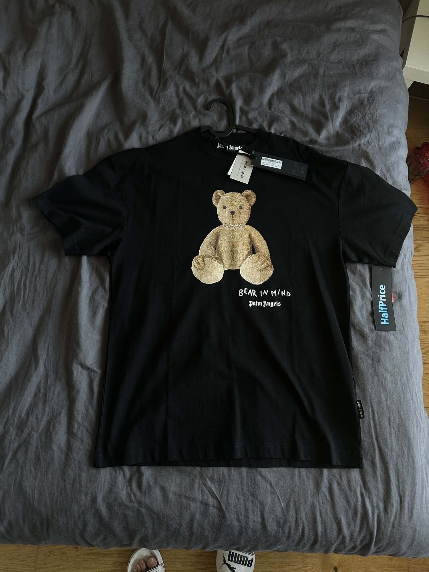 Palm angels tricko bear in mind, velkost M,