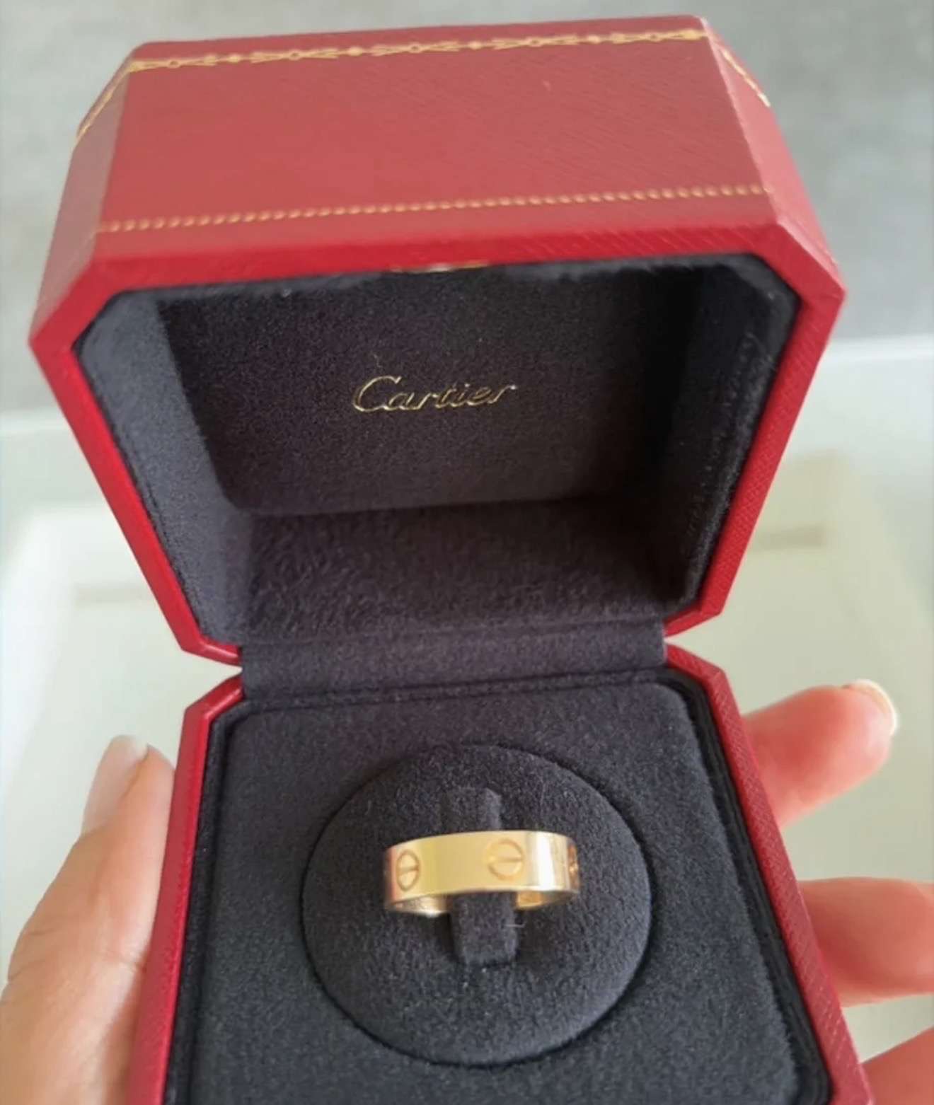 Cartier love prsteň