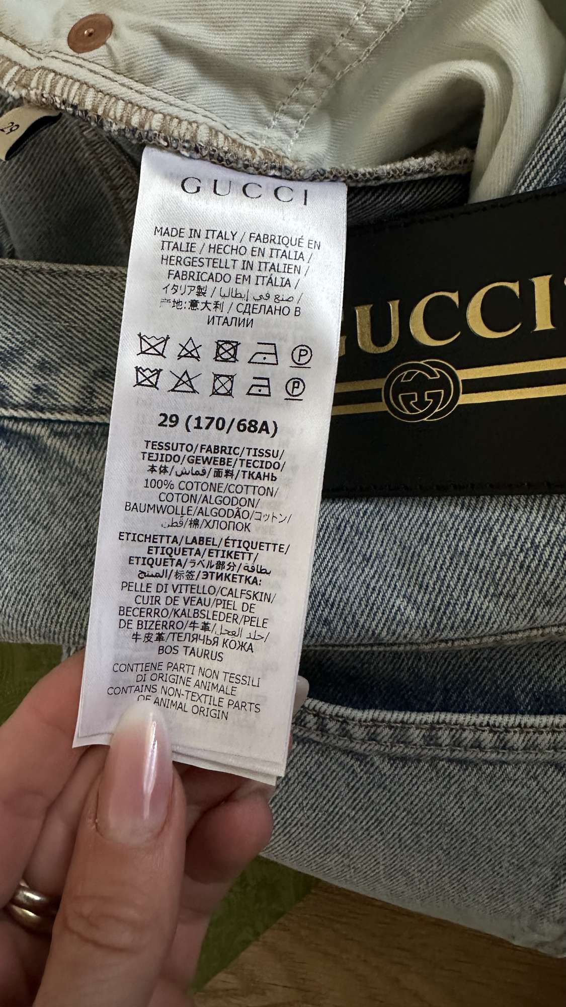 Pánske džínsy Gucci
