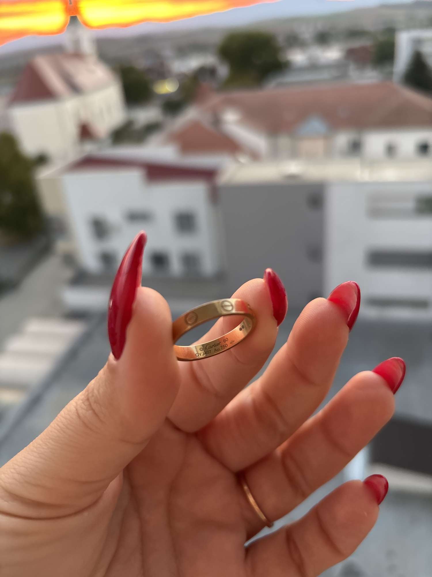 Prsteň Cartier Love, malá veľkosť