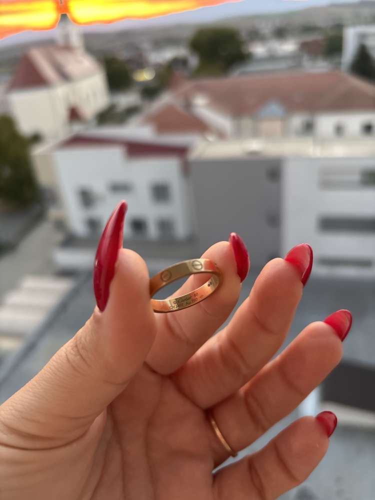 Prsteň Cartier Love, malá veľkosť