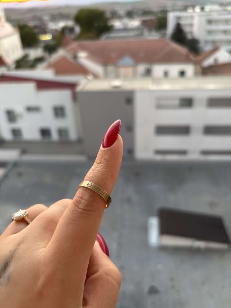 Prsteň Cartier Love, malá veľkosť