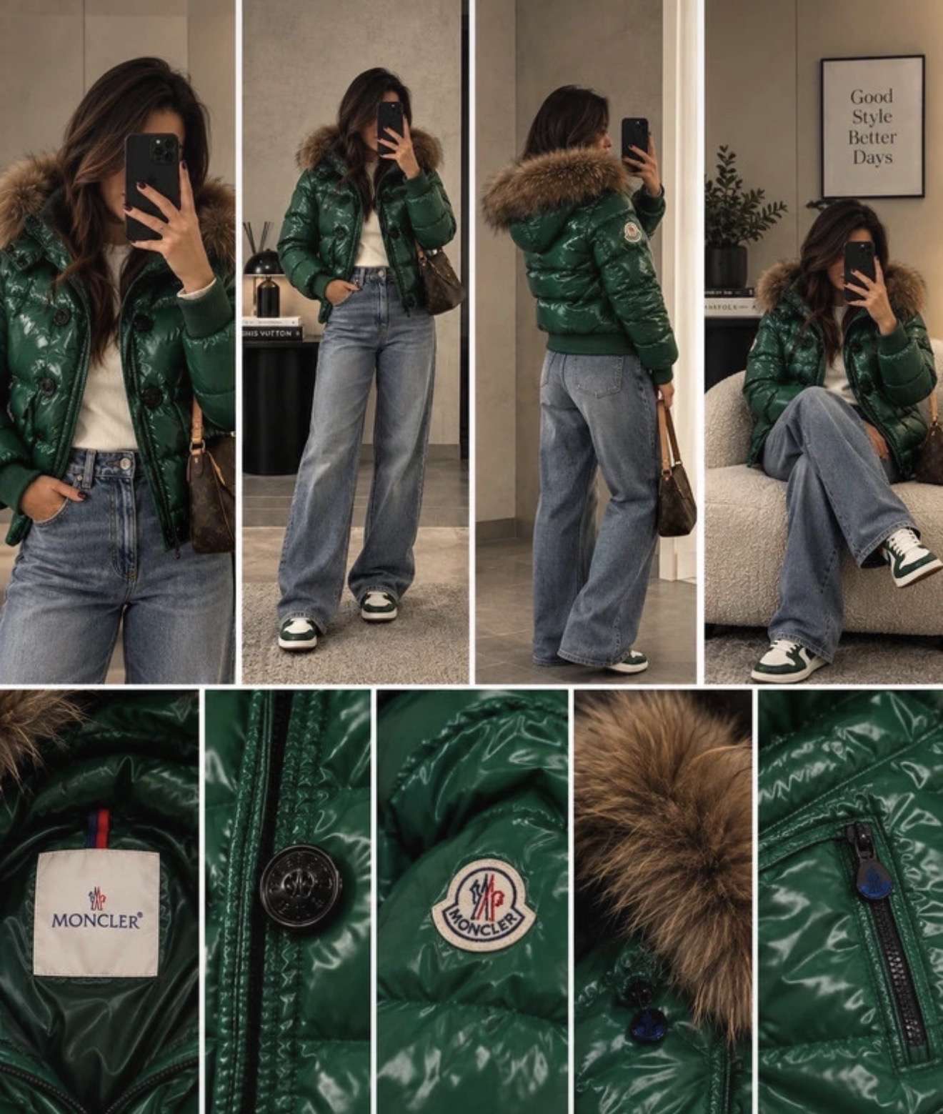 Moncler zimná Bunda