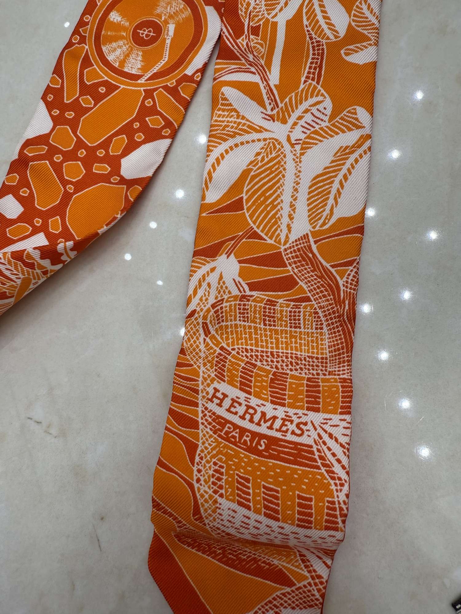 Hermes twilly oranzova