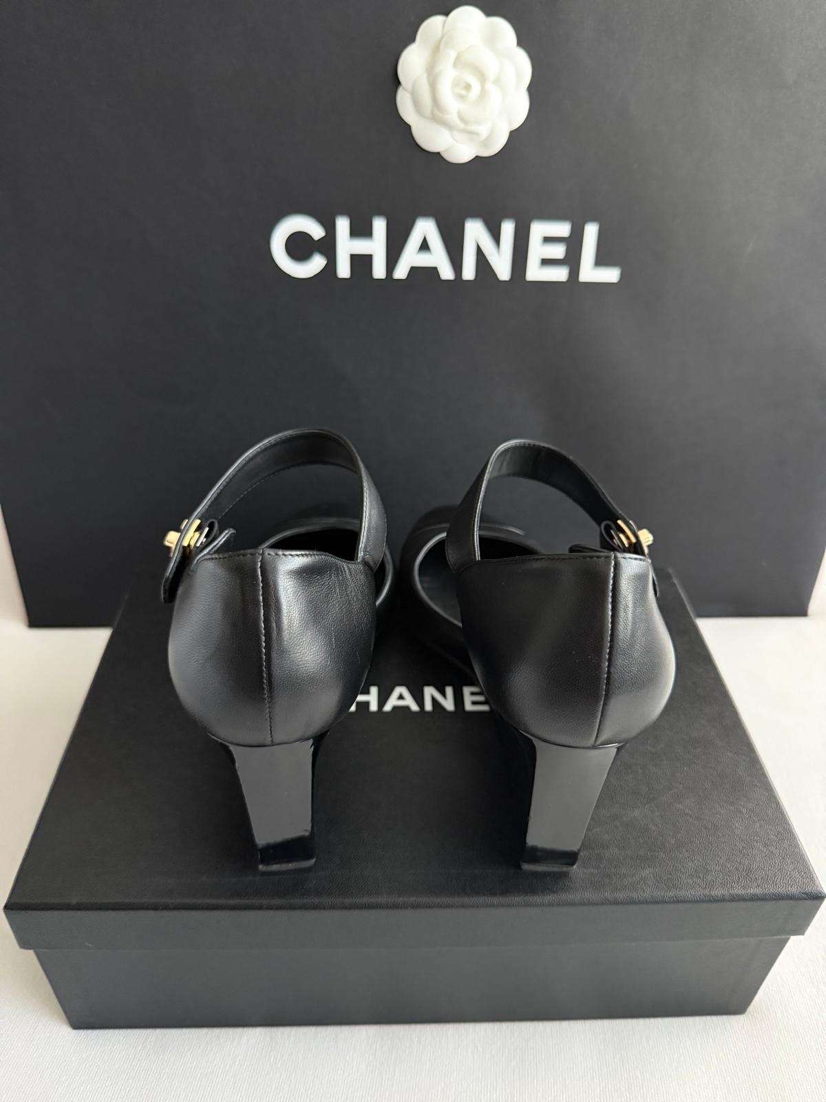 Chanel balerinky na opätku