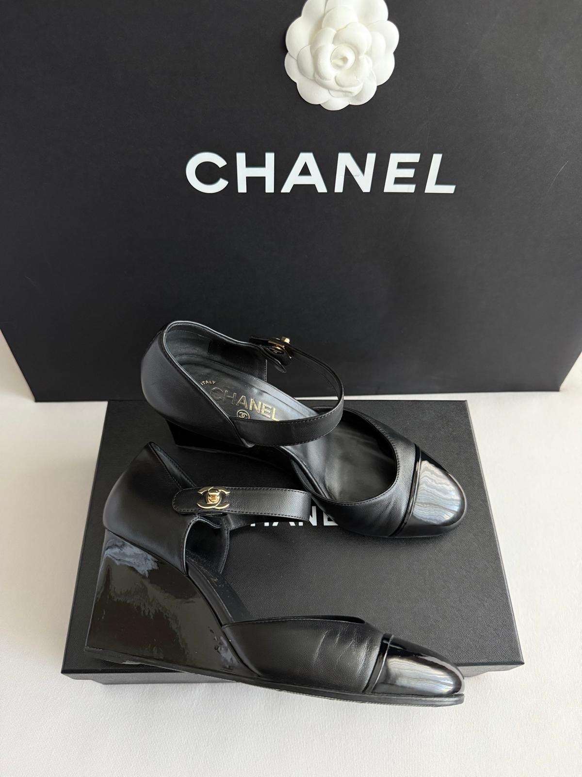 Chanel balerinky na opätku