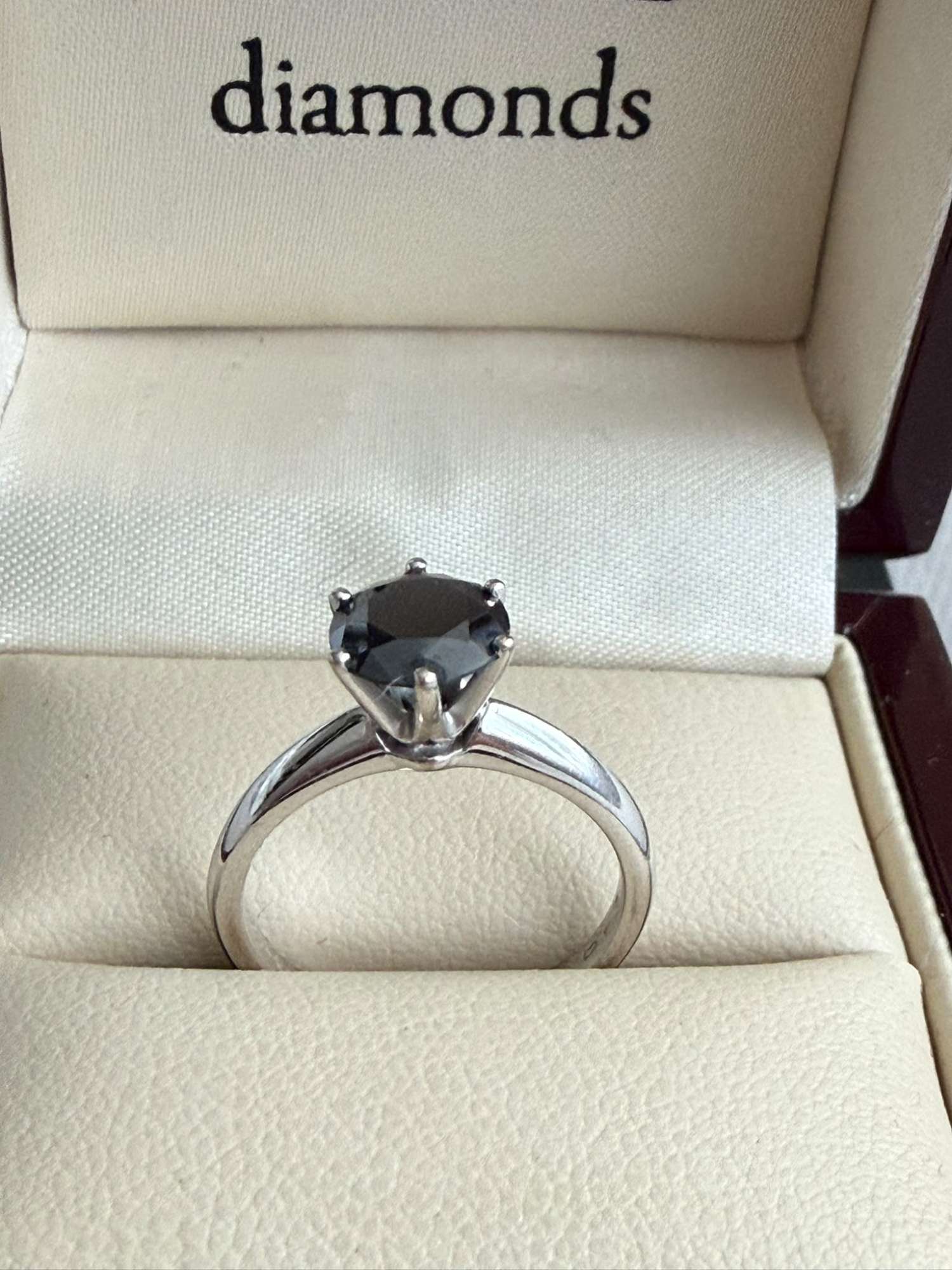 ALO Diamonds prsteň čierny diamant