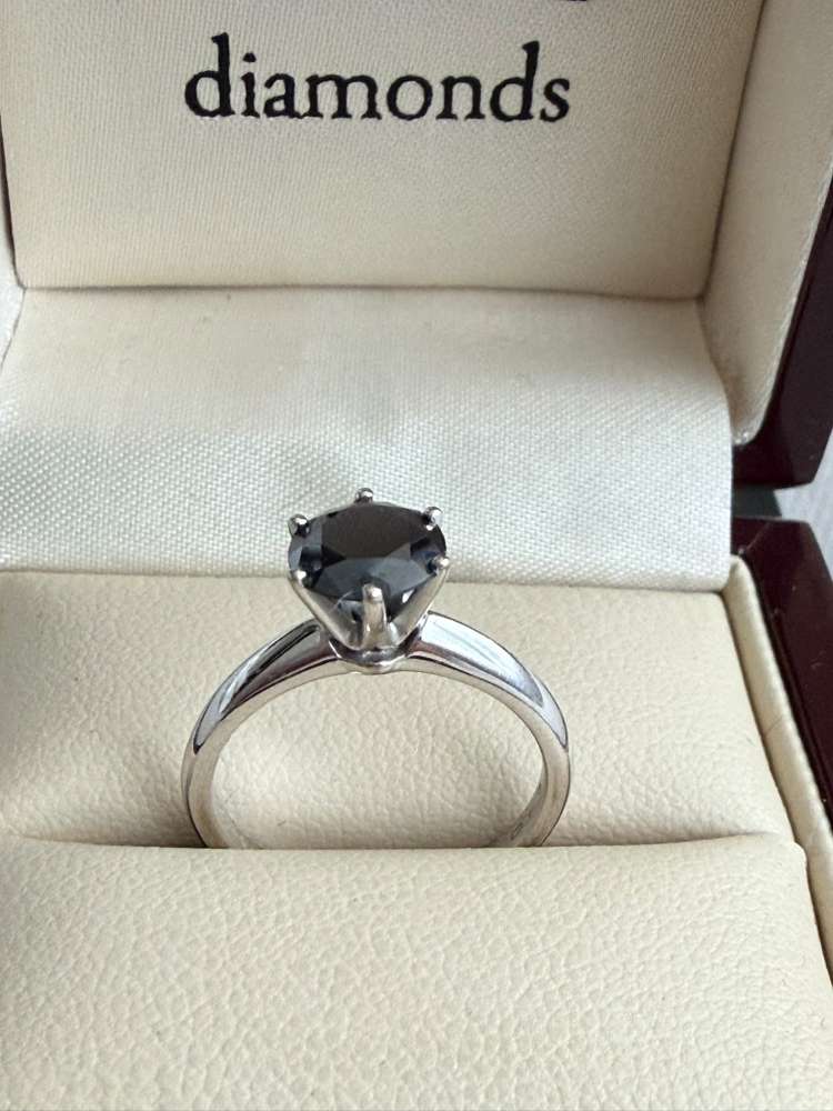 ALO Diamonds prsteň čierny diamant