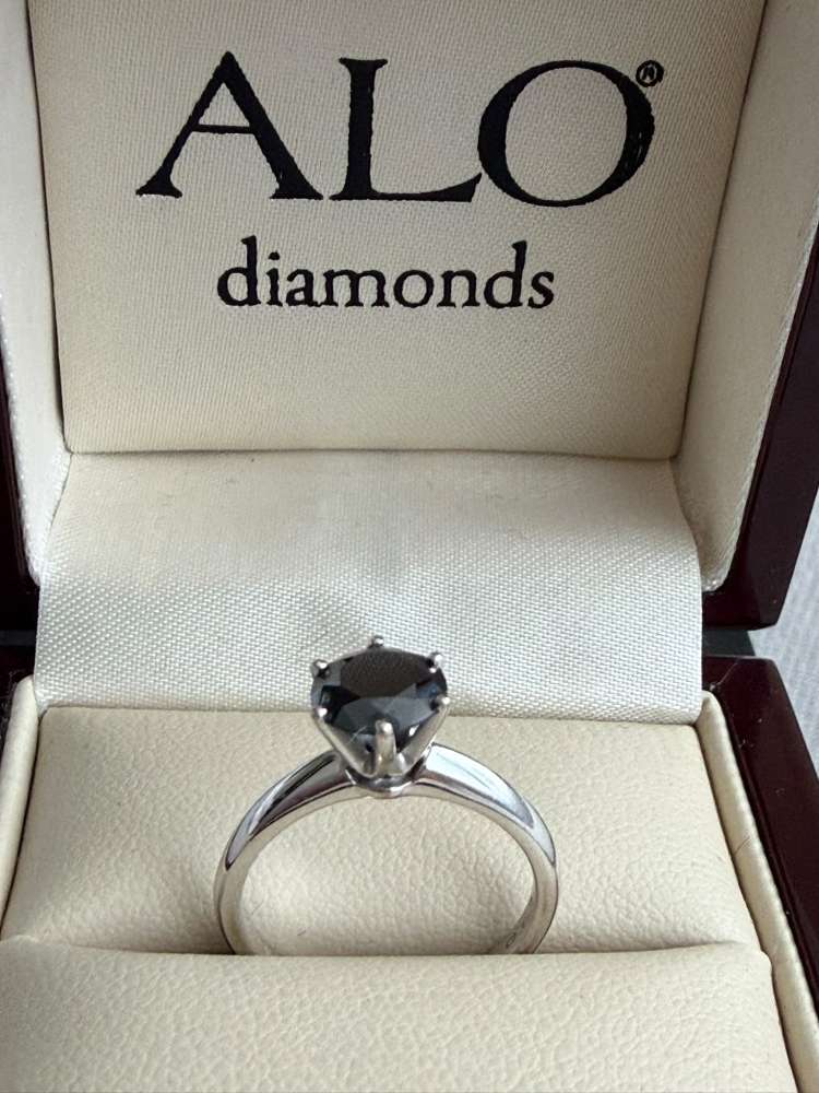 ALO Diamonds prsteň čierny diamant