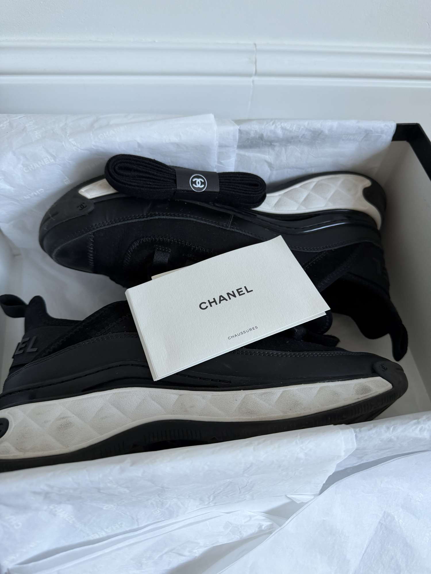 Chanel tenisky - velkosť 38.5